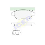 Set placute frana punte fata Citroen Berlingo, 192008, C3, 202010, C4, 202011, Xsara, Xsara Picasso, Fiat Doblo, 202010, Idea, Lancia Musa, Peugeot