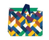 Punga de cadou - Medium - Geometric | The Art File