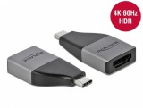 Adaptor USB 3.2-C Gen1 la HDMI (DP Alt Mode) 4K60Hz + HDR, Delock 64119