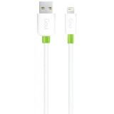 Cablu Date si Incarcare USB la Lightning Goui Classic, 3 m, Alb G-LC8PIN3M-02