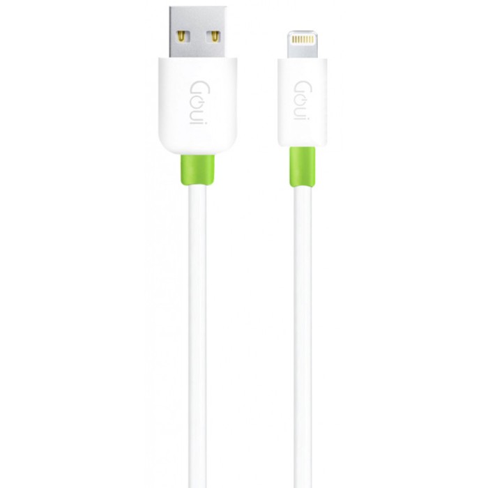 Cablu Date si Incarcare USB la Lightning Goui Classic, 3 m, Alb G-LC8PIN3M-02