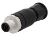 Conector M12 Tată 8 Pini IP67 HARTING Cod A Montare Cablu 30V 2A