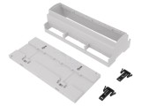 Carcasă pentru șină DIN gri 91x213x62mm 12 module