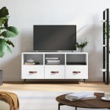 VidaXL Dulap TV, alb, 102x36x50 cm, lemn prelucrat