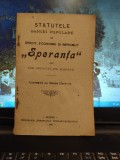 Statutele Băncii Speranța din com. Gostavăț, jud. Romanați, Giurgiu 1907, 201