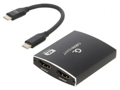 Adaptor HDMI 1.4 USB 3.1 0.15m Negru Cablexpert foto