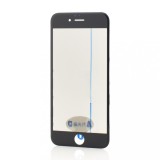 Geam Sticla OCA + Rama + Polarizator iPhone 6 (4.7&quot;) Negru - Inlocuire Display