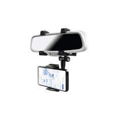 Suport auto pentru telefon AMIO HOLD-17, fixare oglinda retrovizoare , deschidere brat fixare telefon 50-94mm