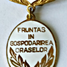 INSIGNA FRUNTAS IN GOSPODARIREA ORASULUI 1968