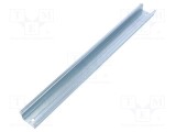 Şină DIN oţel L: 315mm W: 35mm pentru carcase TS35 x 15
