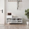 Pantofar, alb, 102x36x60 cm, lemn compozit