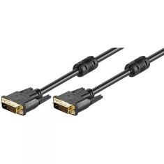 Cablu Dvi dual link 3m Dvi-d 24+1 la Dvi-d 24+1 Goobay