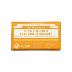 Sapun solid cu citrice Castilia, 140 g, Dr. Bronner's