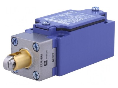 Limitator de Cursă cu Rulou Metalic &amp;Oslash;12mm NO NC 10A 250VAC foto