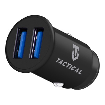 Incarcator Auto USB Tactical LZ-337, 2 X USB, 2.4A, Negru foto