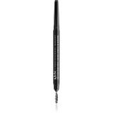 NYX Professional Makeup Precision Brow Pencil creion pentru sprancene culoare 06 Black 0.13 g