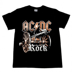 Tricou AC/DC - for those about to rock ( logo maro ) foto