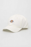 Dickies șapcă de baseball din bumbac culoarea alb, cu imprimeu DK0A4TKVC581-CLOUD
