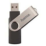 Memorie USB Hama Rotate 16GB USB 2.0 Negru/Argintiu