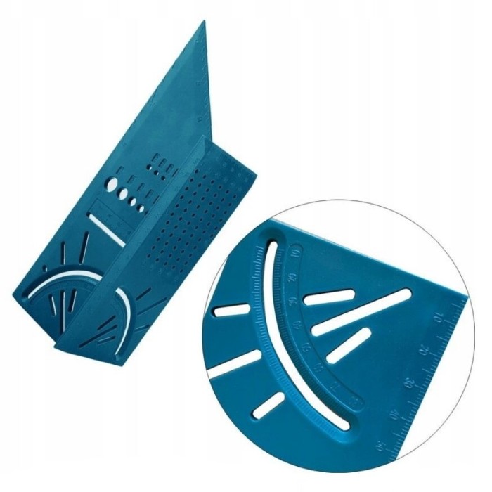 Vinclu, echer 3D multifunctional pentru masurare si gaurire, interval de măsurare: 45&deg;-90&deg;, Kraft
