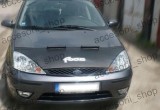 Husa Capota Auto Piele Ecologica Neagra Ford Focus 1998-2003 + Carlige Prindere