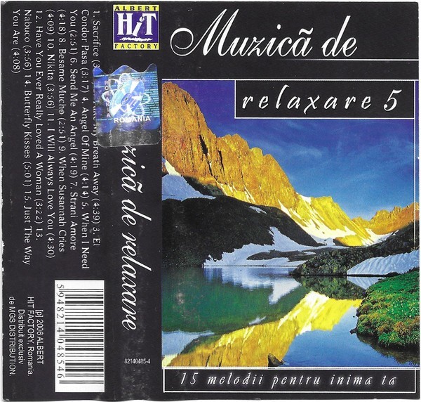 Casetă audio All Stars &lrm;&ndash; Muzic&atilde; De Relaxare 5 , originală, hologramă