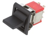 Rocker DP3T ON-OFF-ON 2A/250VAC 5A/28VDC negru