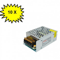 Pachet 10 x sursa de alimentare industriala 12V 2A