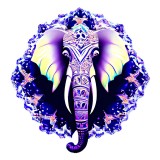 Cumpara ieftin Sticker decorativ, Elefant, Albastru, 60 cm, 10198ST, Oem