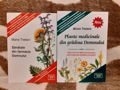 PLANTE MEDICINALE/SANATATE DIN GRADINA/FARMACIA DOMNULUI-MARIA TREBEN (2 VOL) foto