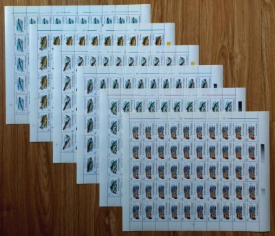 ✅RO 1992 ,LP 1278, &amp;quot;Pesti&amp;quot; serie in coli de 50 de marci , MNH foto