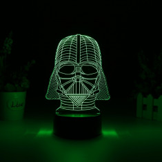 Darth Vader 3D LED Color Light foto