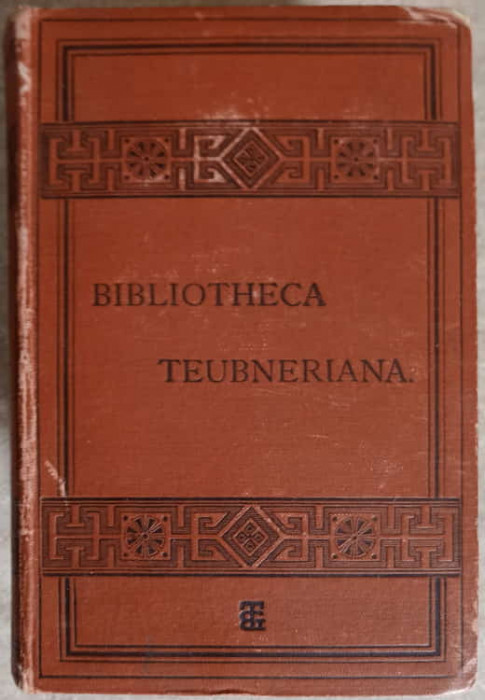 BIBLIOTHECA TEUBNERIANA. DCRIPTA QUAE MANSERUNT OMNIA VOL.2, PARTEA 3-M. TULLI CICERONIS