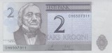 Bancnota Estonia 2 Krooni 2007 - P85b UNC ( vezi descriere )