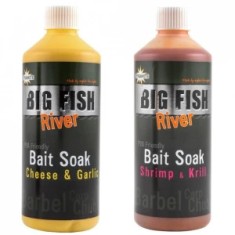 ADITIV LICHID DYNAMITE BAITS BIG FISH RIVER BAIT SOAK Shrimp And Krill 500ML foto