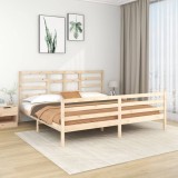 Cumpara ieftin Cadru de pat fără saltea, 200x200 cm, lemn masiv