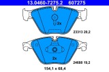 ATE 13.0460-7275.2 set placute frana,frana disc