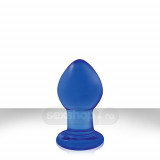 Dopuri anale - Crystal Sticla Premium Dop Mic Albastru