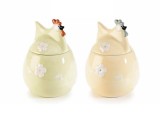 Set 2 borcane decorative Gaina 11.5x16 cm