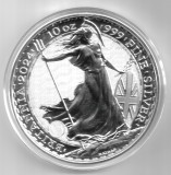 Royal Mint - BRITANNIA 2024 - 10 OZ .999 Argint Bullion 10 Pounds