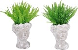 Cumpara ieftin Set 2 plante artificiale in ghiveci 14 x 14 x 36 cm