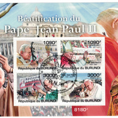 BURUNDI 2011 - Papa Ioan Paul / colita