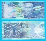 Barbados (p#73A) 2 Dollars 2013 &#039;Bovell&#039; UNC serie: H56496777