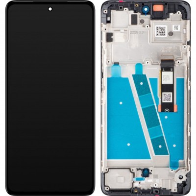 Display cu Touchscreen Motorola Moto G72, cu Rama, Negru, Service Pack 5D68C21701 foto