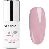 NEONAIL Modeling Base Calcium baza gel pentru unghii cu calciu culoare Luminous Pink 7,2 ml