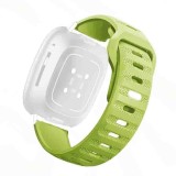 Cumpara ieftin Curea silicon, compatibila Samsung Galaxy Watch6 Classic 43mm, telescoape QR, Moss Grip