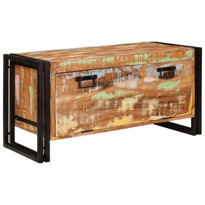 vidaXL Dulap pentru pantofi Maro 90 x 38 x 45 cm Lemn masiv reciclat 4016722 foto