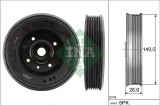 Fulie curea arbore cotit Audi A3, A4 B8, A5; Seat Ateca, Leon, Leon Sc; Skoda Karoq, Kodiaq; VW Amarok Motor 1.8 Tfsi, 26 mm, OE 06H105243C