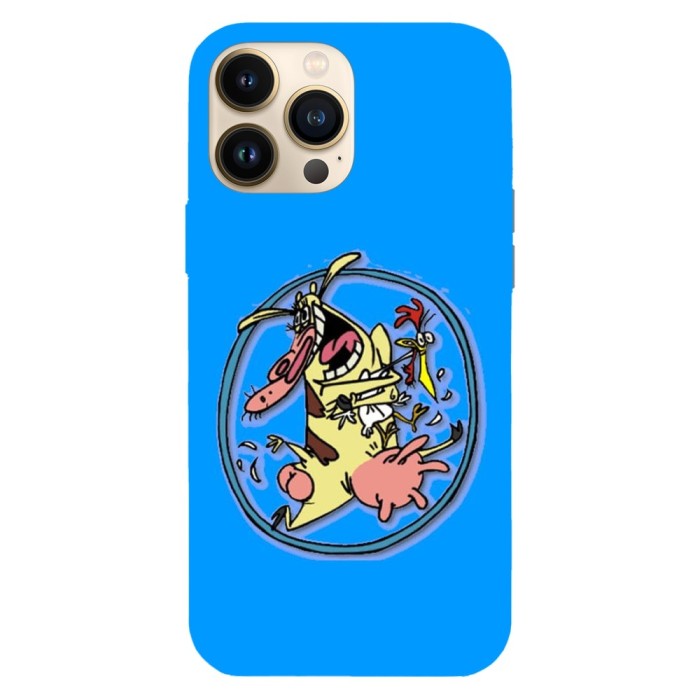 Husa compatibila cu Apple iPhone 14 Plus, Viceversa, model Cow and Chicken hug , Silicon, TPU