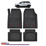 Covorase Auto TeamCar&reg; Tip Tavita Compatibile Opel Crossland X (2017&ndash;2020) - Suv, Negru, Cauciuc